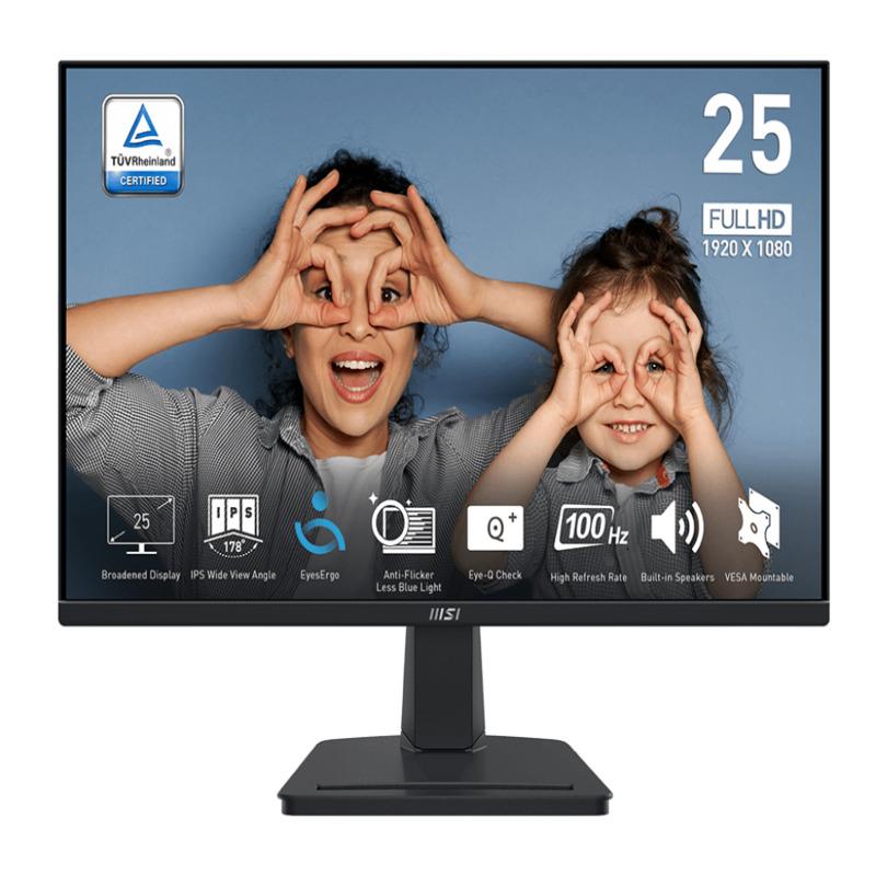 MONITOR MSI PRO MP251 FLAT 24.5" FHD 100HZ